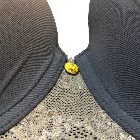 Natori Bliss Perfection Full Cover Lace Anchor/Ash Blue Bra 34C - Picture 5 of 10